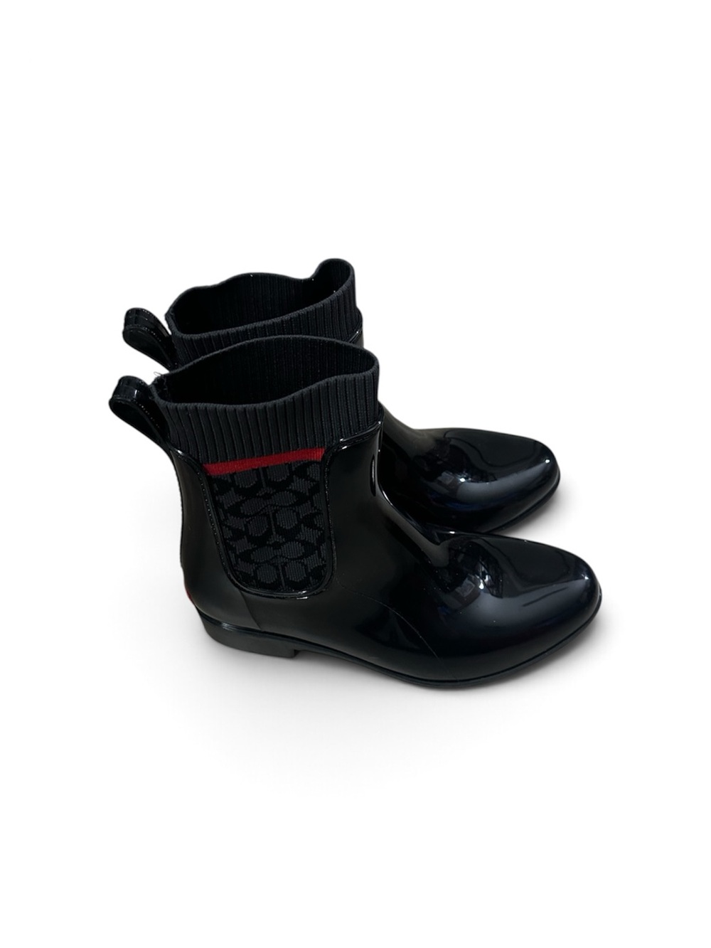 Coach Women’s Rivington Rain Booties in black sz 5